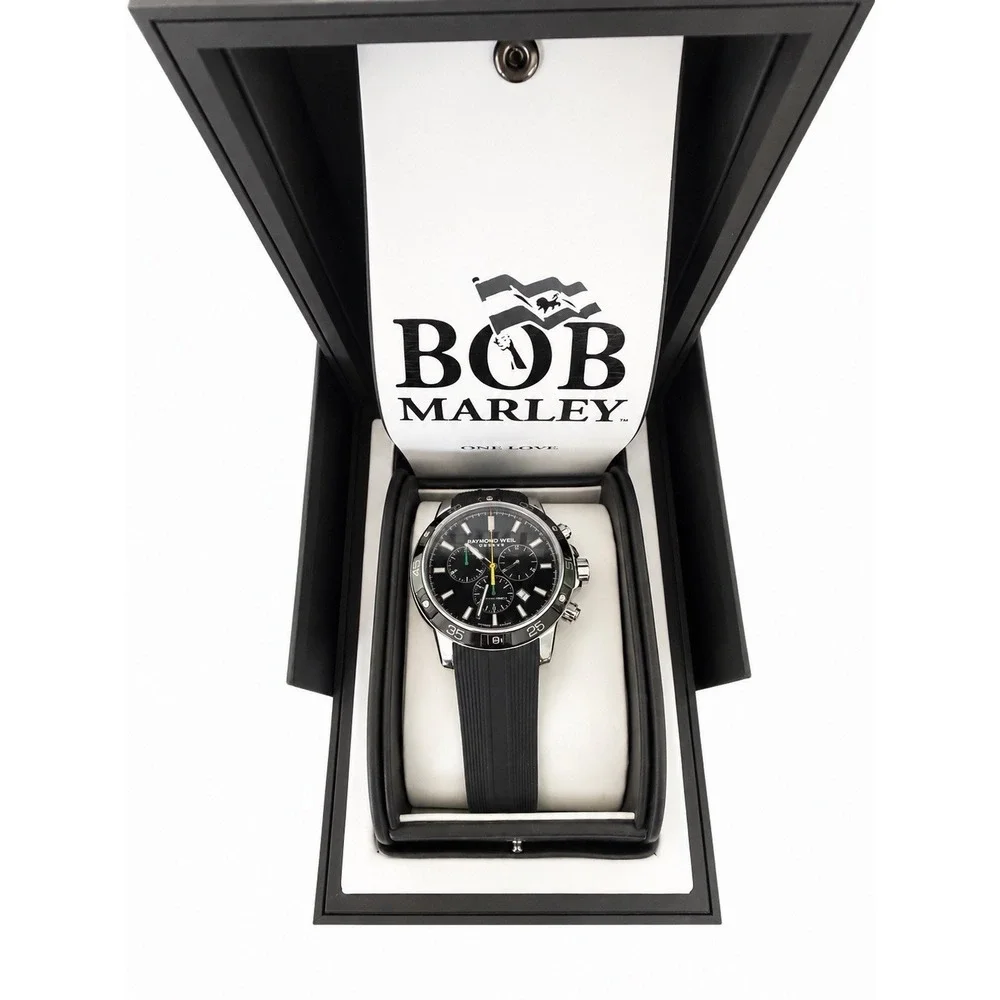 Raymond Weil Tango 300 Bob Marley Limited Edition Watch #307/600 New With Tags